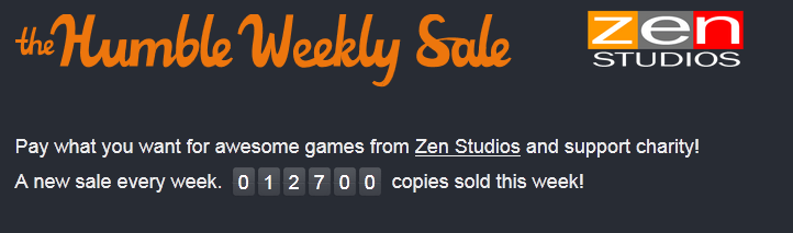 Humble Weekly Sale Zen Studios