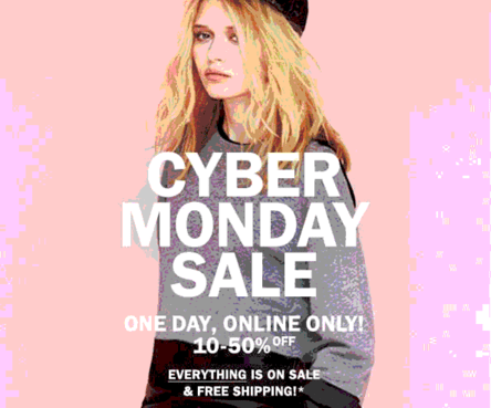 Aritzia Canada Cyber Monday 2013 Sales