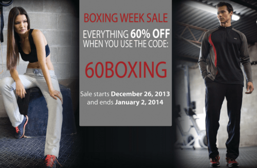 Fila Canada Boxing Week Sale and coupon