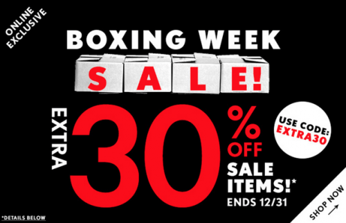 Forever 21 Boxing Week Sale