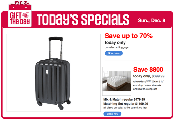Sears Canada Day of Deals