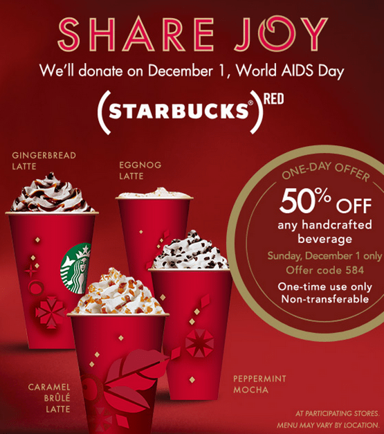 Starbucks Canada Rewards Deals