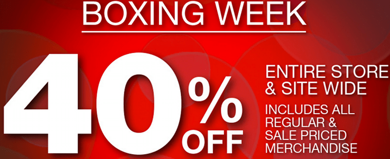 Bench Canada Boxing Day Sale 40 off Everything! *HOT* Canadian