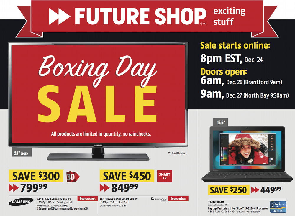 Future Shop Boxing Day Flyer 2013 FULL Boxing Week Sale Flyer 