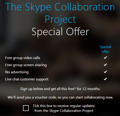 get free skype credit 2014