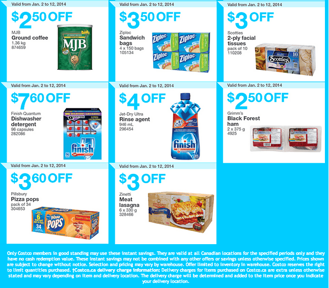 Costco Canada Western Weekly Instant Handouts British Columbia