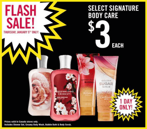 Signature Body Care at Bath & Body Works