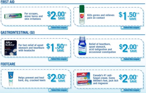 Bayer Canada Printable Coupons: Ozonol, Bactine, Alka-Seltzer, Phillips ...