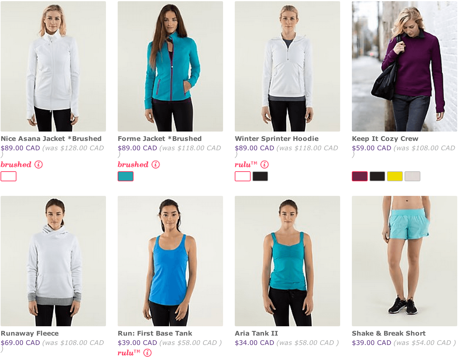 lululemon boxing day sale 2017