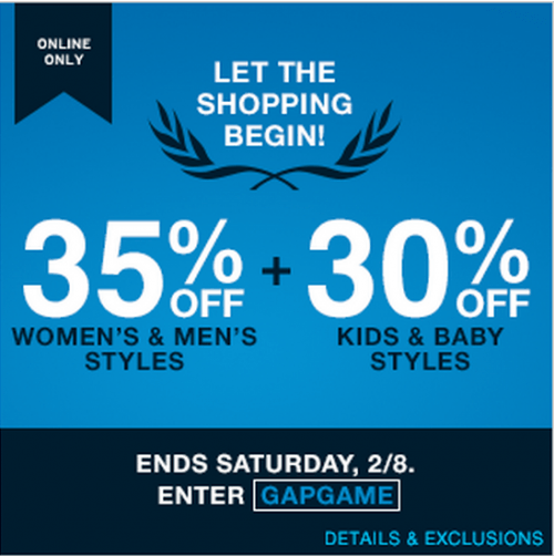 Gap Canada Online Offers Take 35 Off Select Women's & Men's Styles