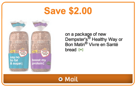 Save two on a package of new Dempster's