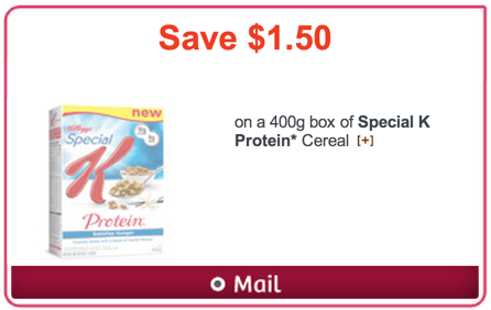 Special K Coupon on Websaver.ca