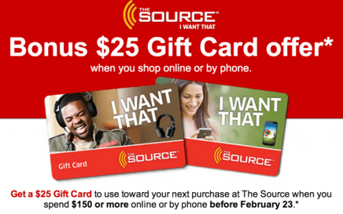 The Source Canada Offer