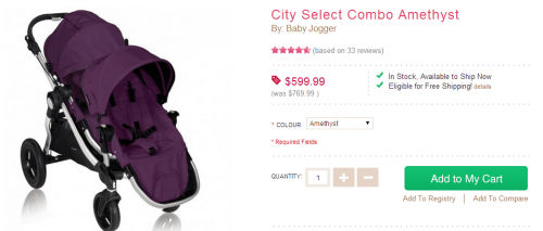 baby jogger city select
