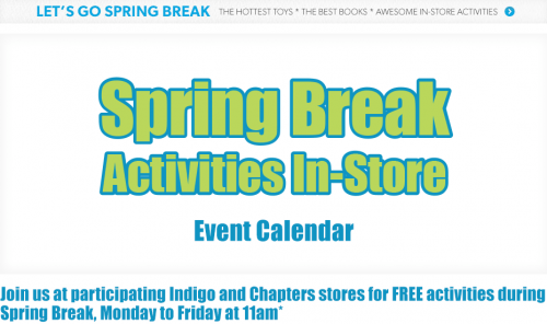 chapters indigo spring break