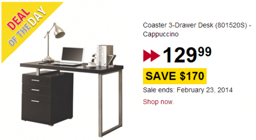 future shop desk deal of the day