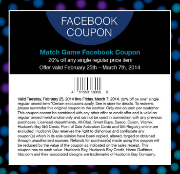 home outfitters facebook coupon