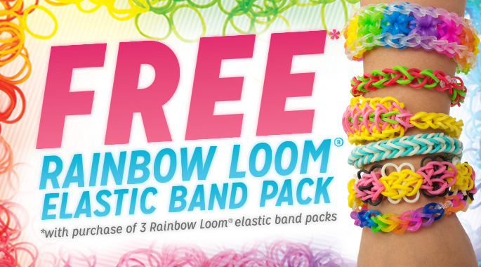 Mastermind Toys Canada Deasl: Buy 3 Rainbow Loom Elastic Band Pack, Get ...