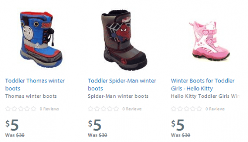 walmart snow boots kids