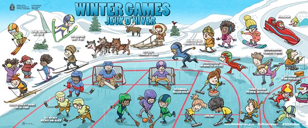 winter games poster