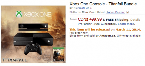 xbox one titanfall