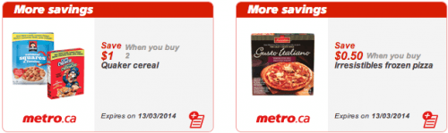 Metro Ontario Canada Printable Grocery Coupons (March 7 - 13 ...