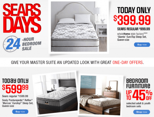 sears bedroom furniture canada