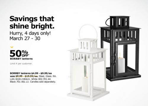 ikea 4 day deal
