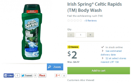 irish spring body wash walmart