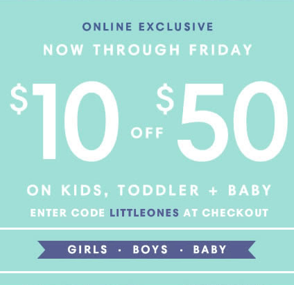 Joe Fresh Canada Coupon Codes: Get $10 OFF $50 on Kids, Toddler and ...