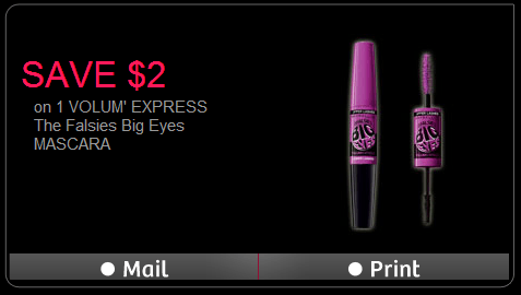 WebSaver Canada Maybelline Coupons: Save $2 on Maybelline Mascara