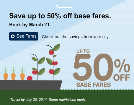 porter airlines 50 off