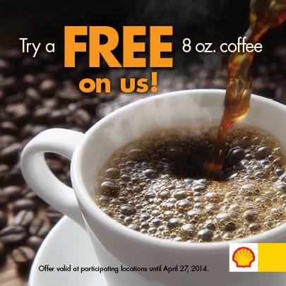shell free coffee