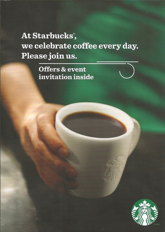 starbucks coupon booklet