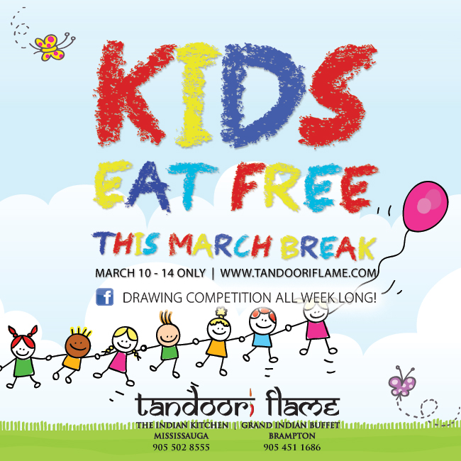 tandori kids eat free march break