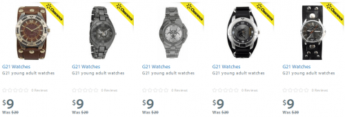 walmart g21 watches clearance sale