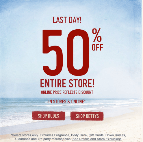 hollister in store discount