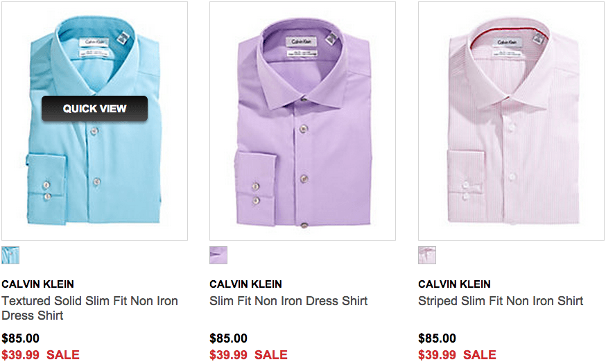 the bay calvin klein dress shirts