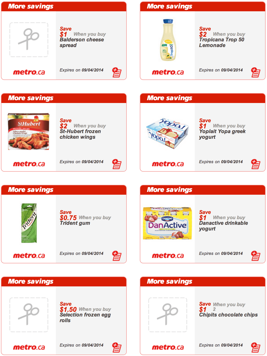 Metro Quebec Canada Printable Grocery Coupons Valid From April 3 23 