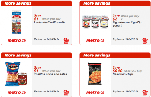 Metro Ontario Canada Printable Grocery Coupons April 18 24 
