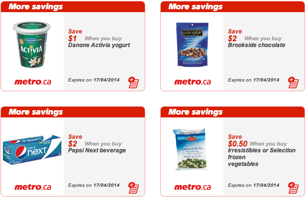 Metro Ontario Canada Coupons
