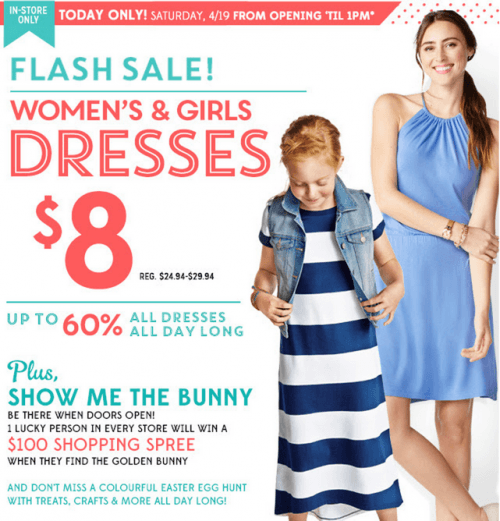 Old Navy Canada Flash Sale