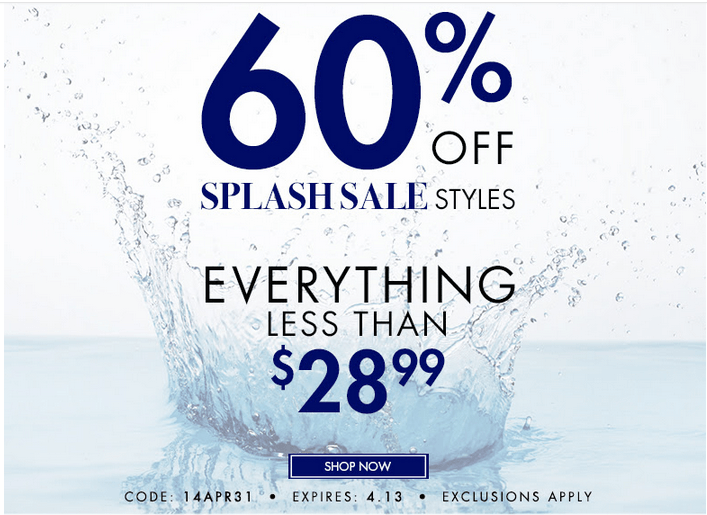 SwimSuitsForAll Splash Sale