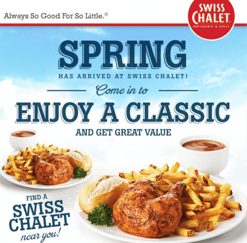 Swiss Chalet Canada Deals