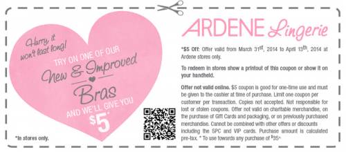 ardene's printable coupon