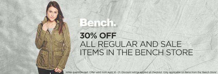 bench 30 off