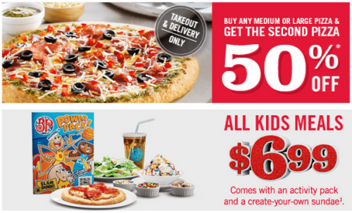 boston pizza bogo