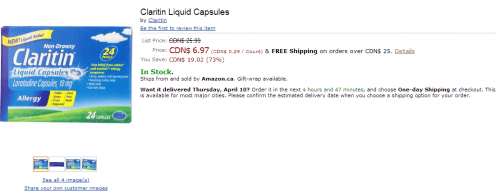 claritin liquid capsules amazon