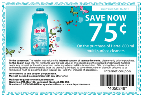 hertel save $.75