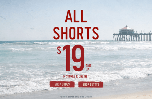 hollister shorts 19 and up